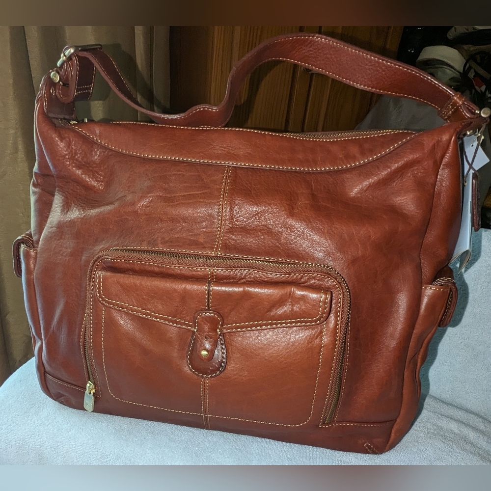 Vintage Liz Claiborne business class leather bag